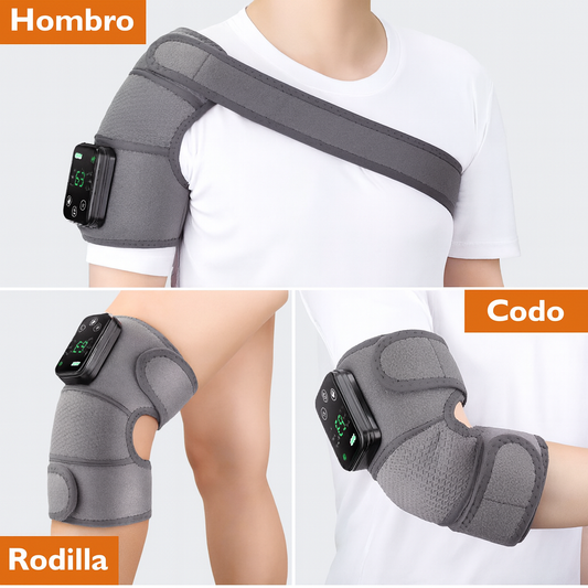 MASAJEADOR TÉRMICO 3 EN 1: RODILLAS, HOMBROS Y CODOS