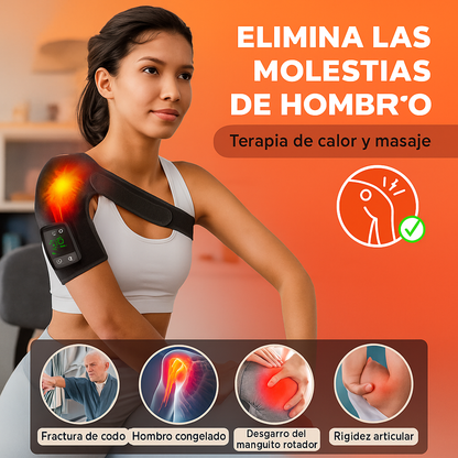 MASAJEADOR TÉRMICO 3 EN 1: RODILLAS, HOMBROS Y CODOS